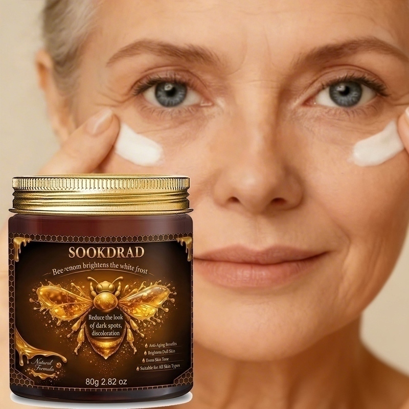 Charcoal Whitening Paste - Bee Venom Brightening Cream, diminish dark
