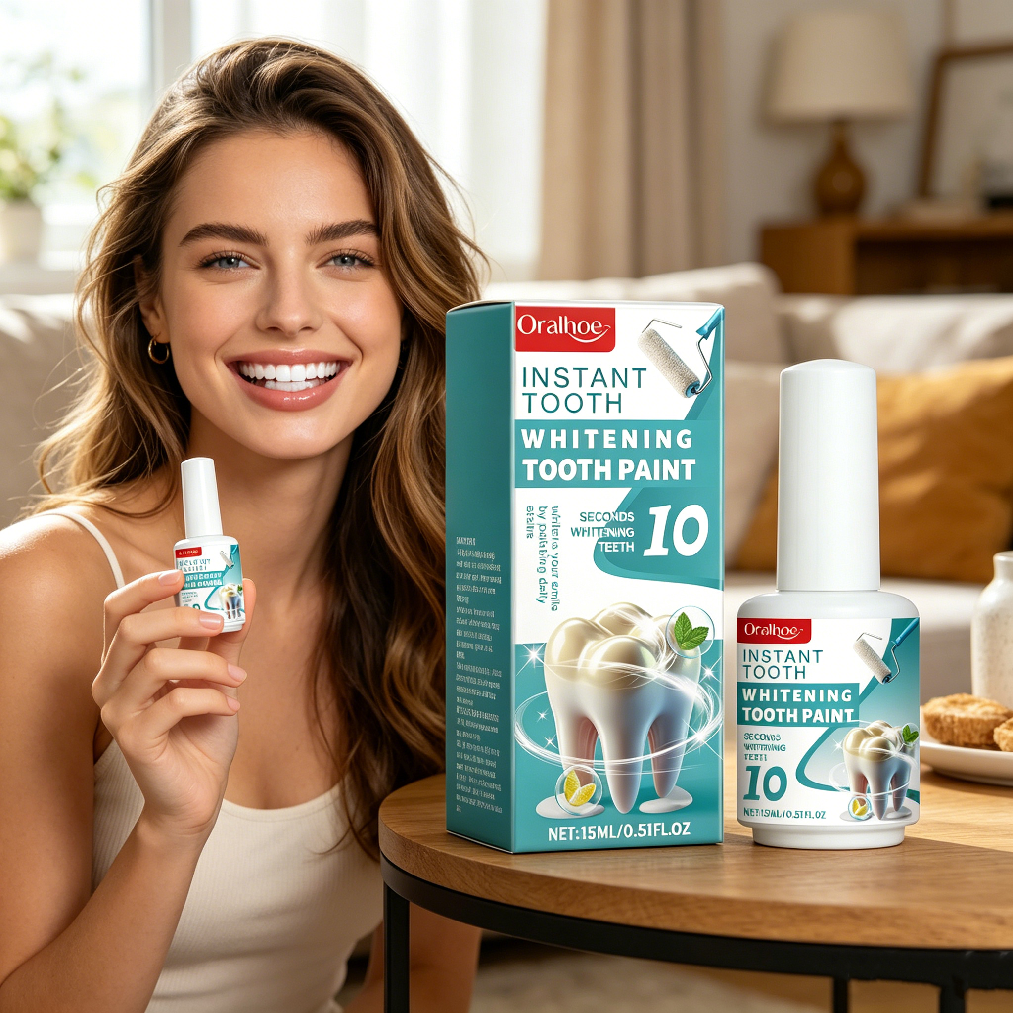 Teeth Paint Whitening - ORALHOE Instant White Tooth Paint Teeth
