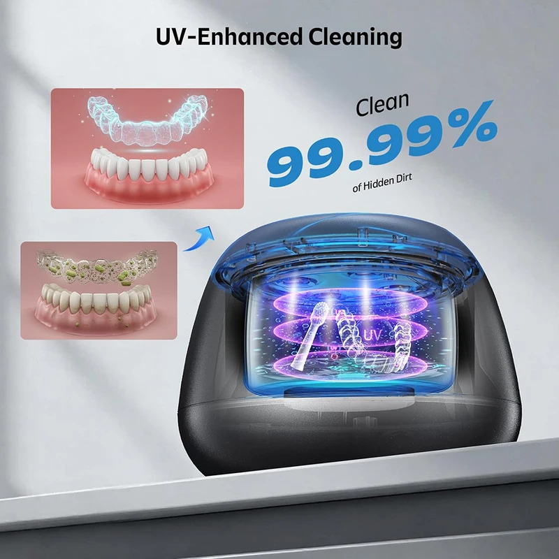 New Ultrasonic Retainer Cleane - Dental Guard Night 리뷰 및 가격