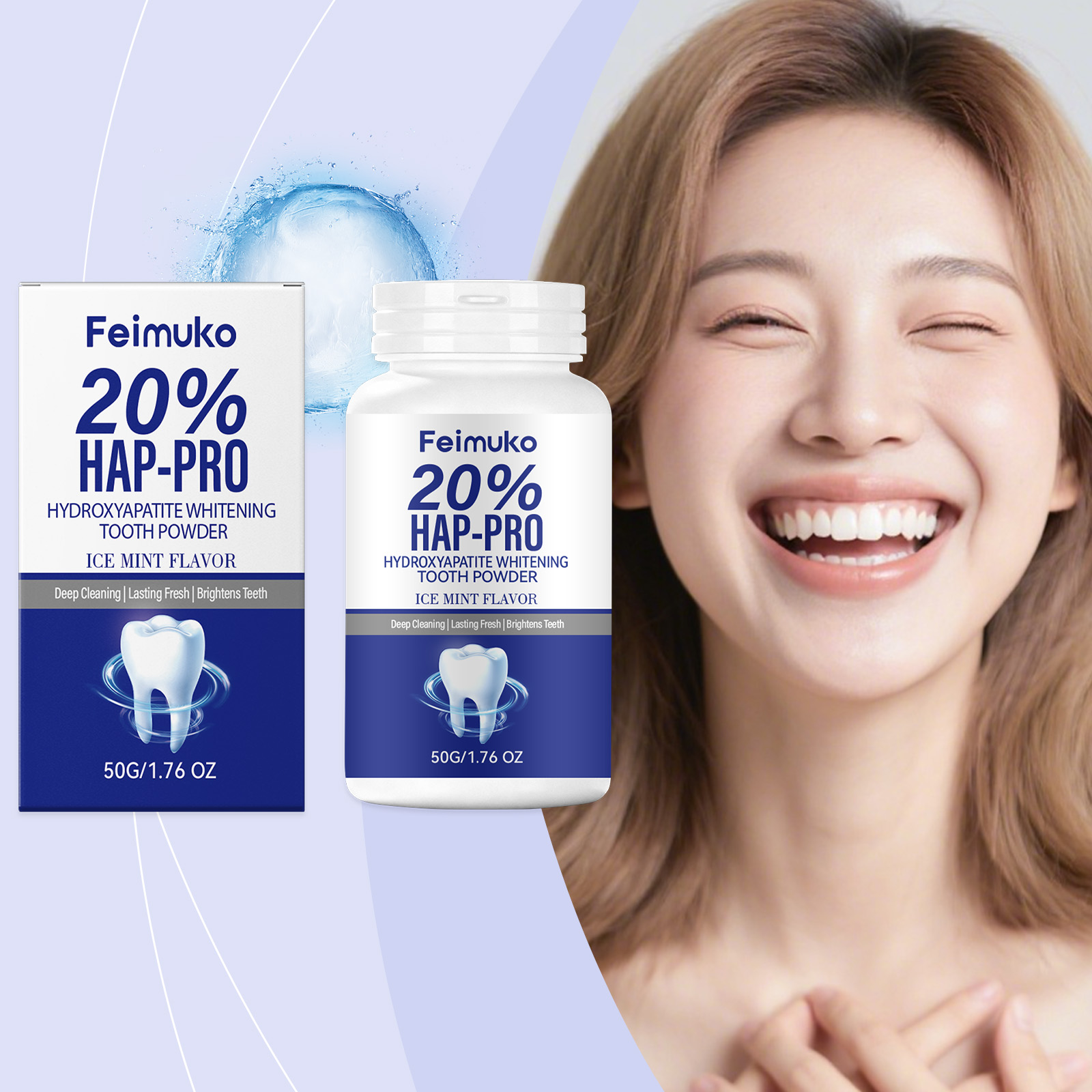 20% Hydroxyapatite Tooth Powde - Teeth Paint Whitening 리뷰 및 가격
