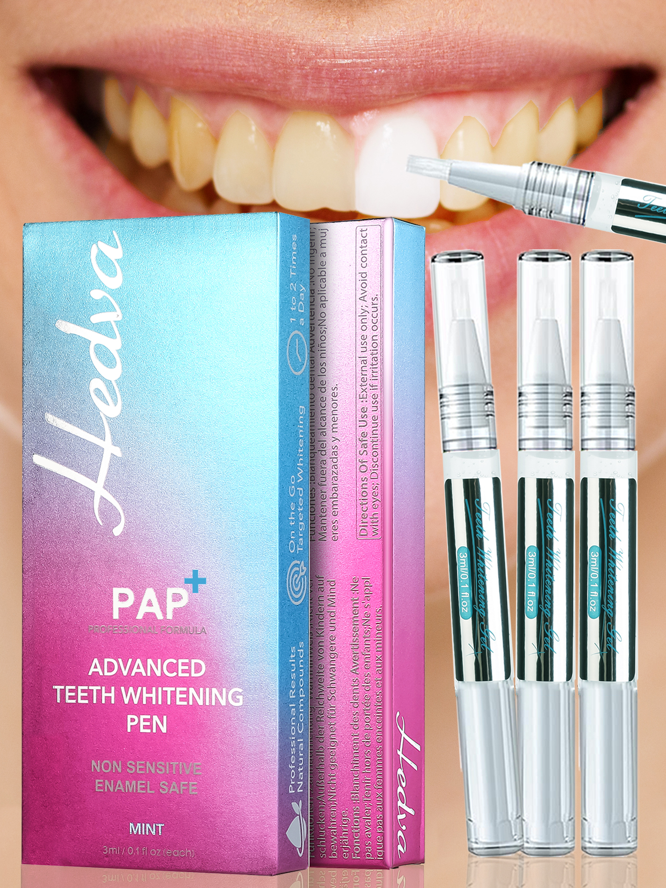 Hedva PAP+ Teeth Whitening Pen - Teeth Paint Whitening 리뷰 및 가격