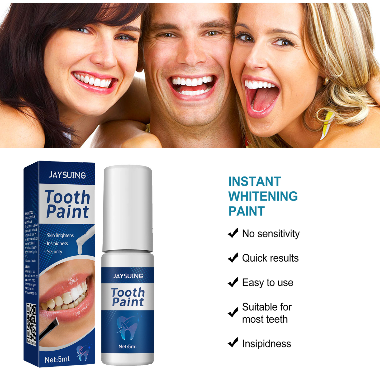 Teeth Brighten Paint Instantly - Teeth Paint Whitening 리뷰 및 가격