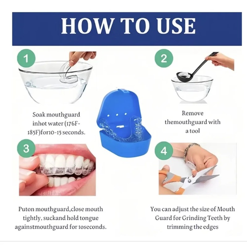 4pcs/Box Mouth Guards for Clen - Dental Guard Night 리뷰 및 가격