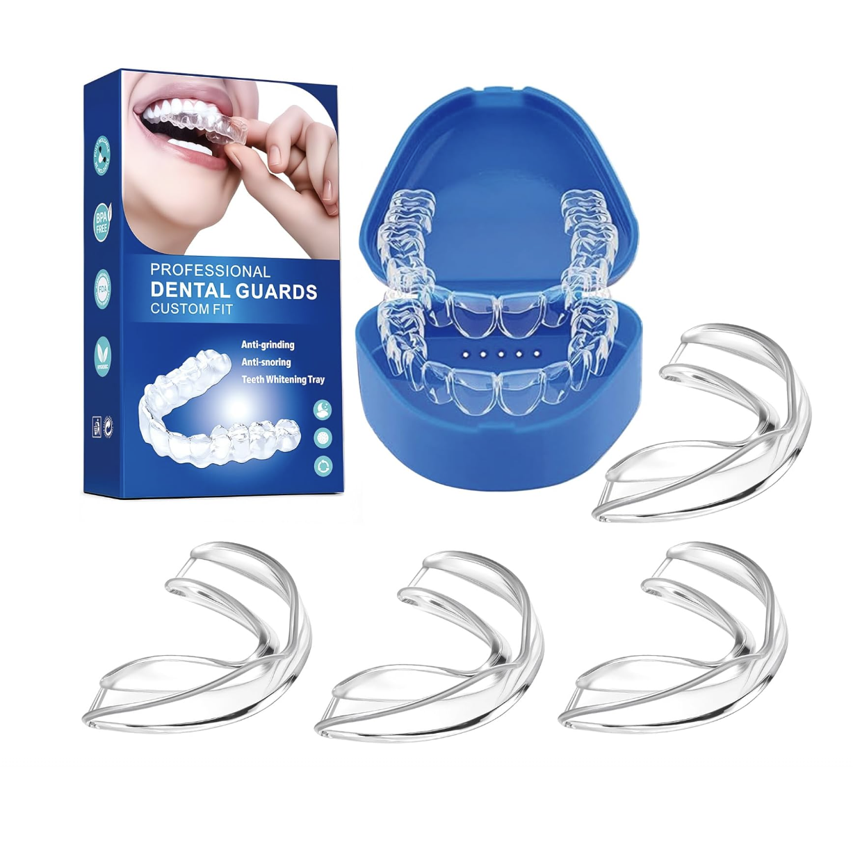 4pcs/Box Mouth Guards for Grin - Dental Guard Night 리뷰 및 가격