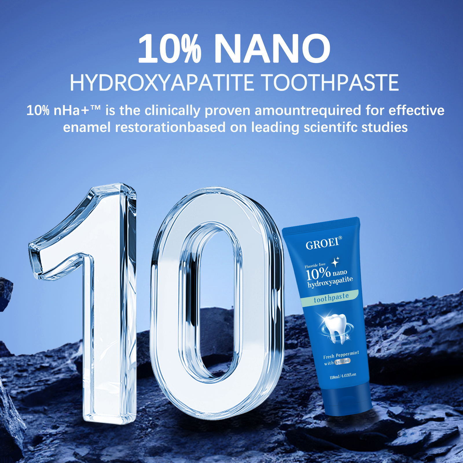 GROEI 10% Nano Hydroxyapatite  - Teeth Whitening That Works 리뷰 및 가격