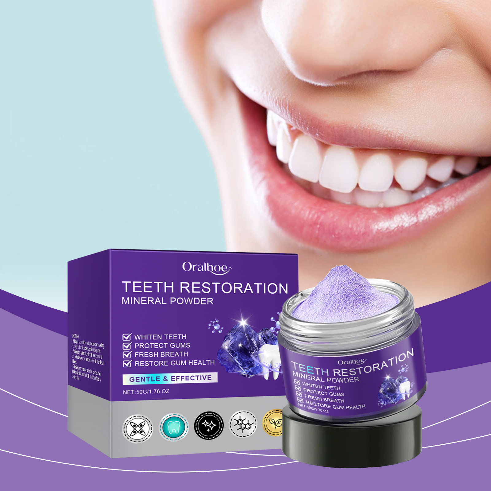 Teeth Restoration Mineral Powd - Teeth Whitening Session 리뷰 및 가격