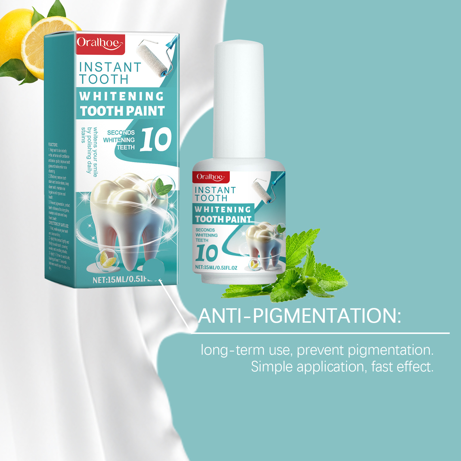 ORALHOE Instant White Tooth Pa - Teeth Paint Whitening 리뷰 및 가격