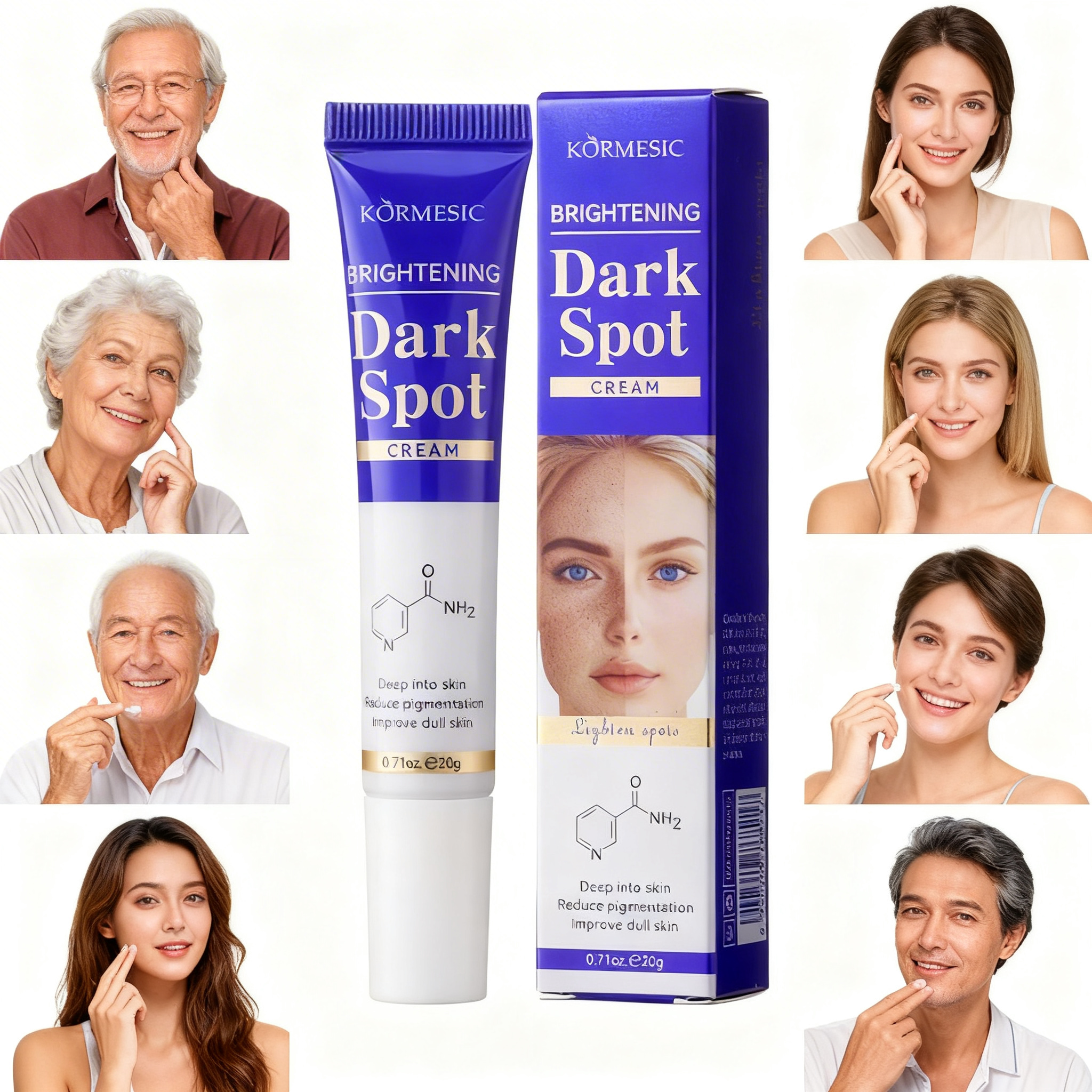 1/2/3PCS Dark Spots Removal Cr - Charcoal Whitening Paste 리뷰 및 가격