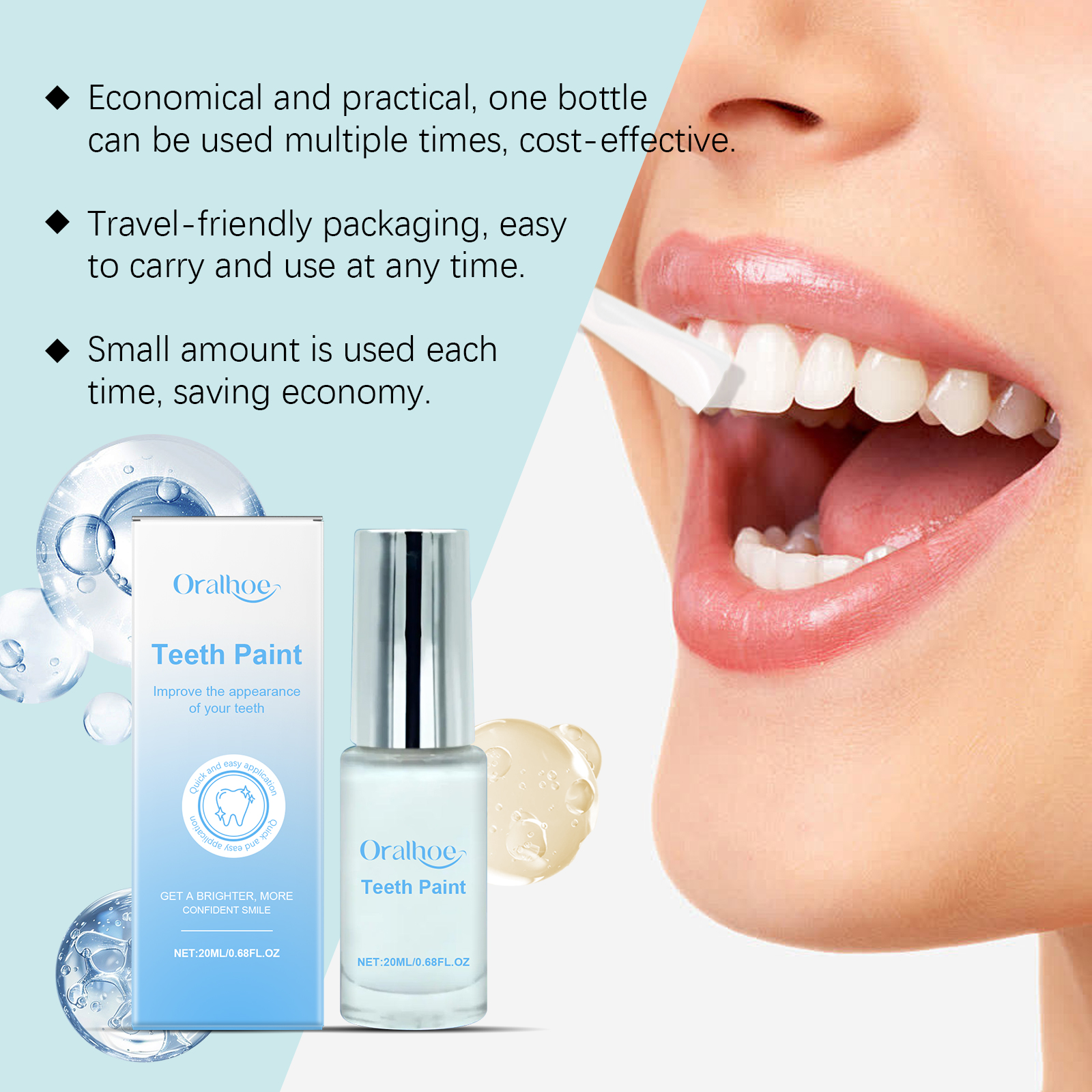 20ml Teeth Whitening Paint - I - Teeth Paint Whitening 리뷰 및 가격