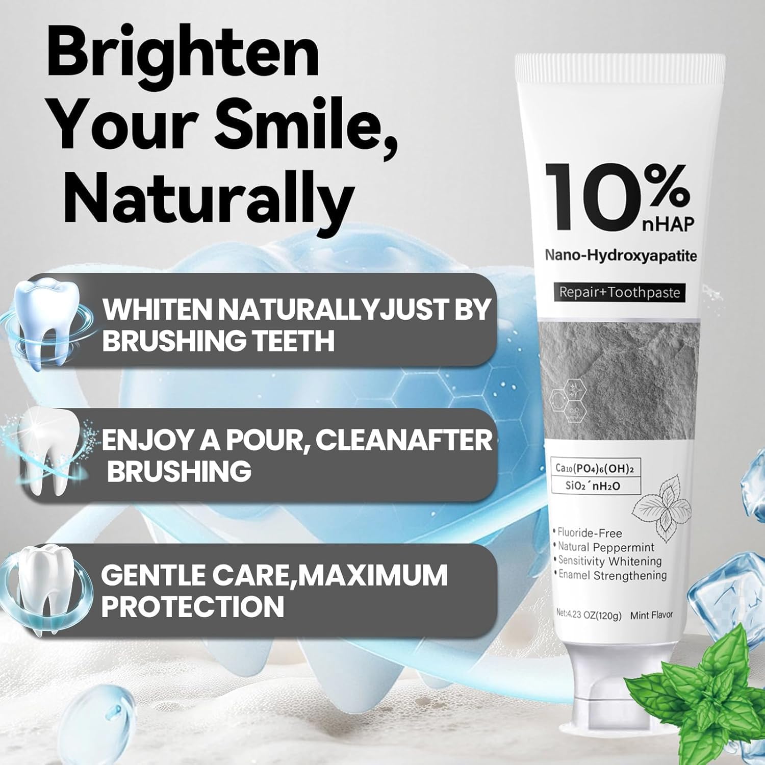 10% Nano-Hydroxyapatite Toothp - Teeth Whitening That Works 리뷰 및 가격