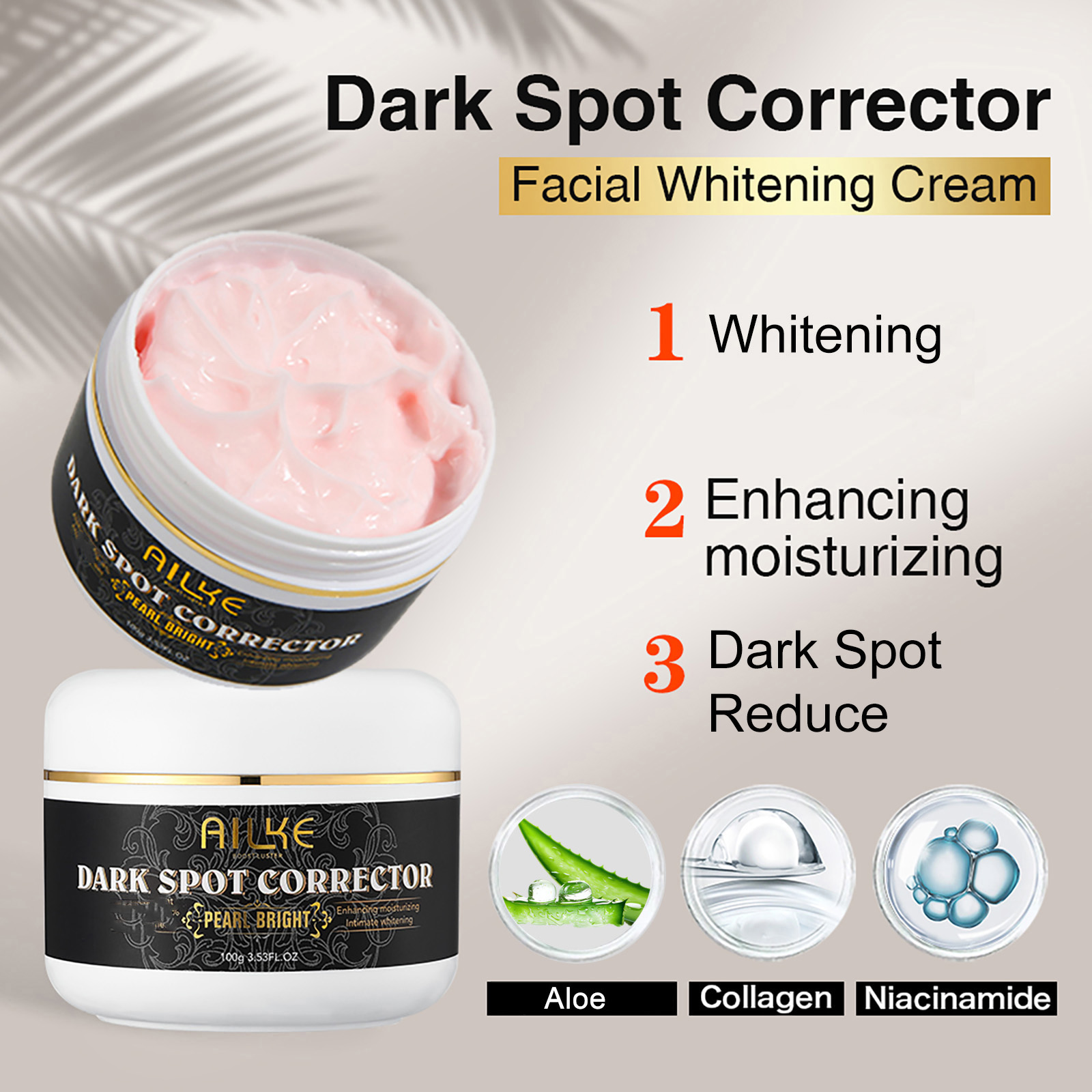 AILKE Dark Spots Corrector Pea - Charcoal Whitening Paste 리뷰 및 가격