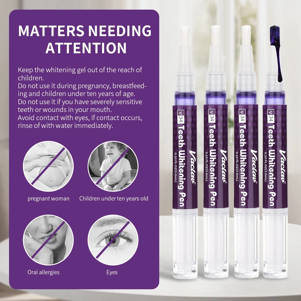 Vaclav V34 Purple teeth whiten - Teeth Whitening Session 리뷰 및 가격