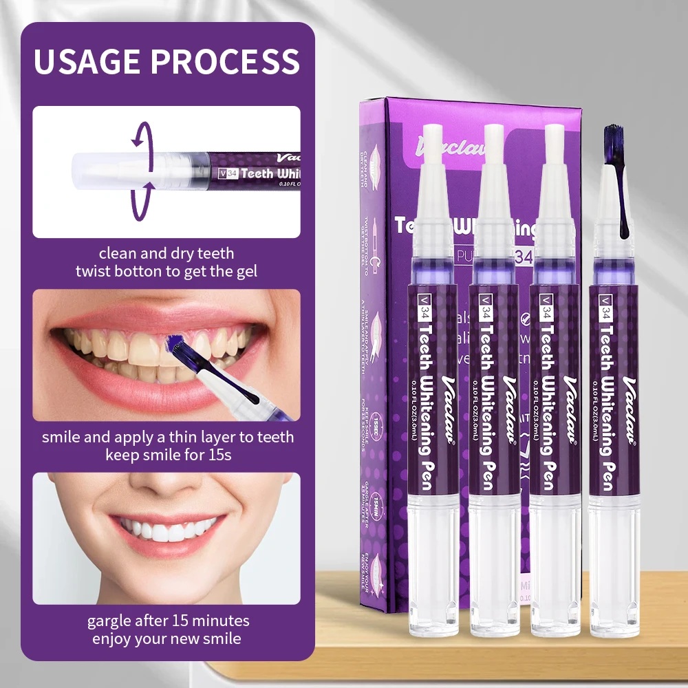 Vaclav V34 Purple teeth whiten - Teeth Whitening Session 리뷰 및 가격