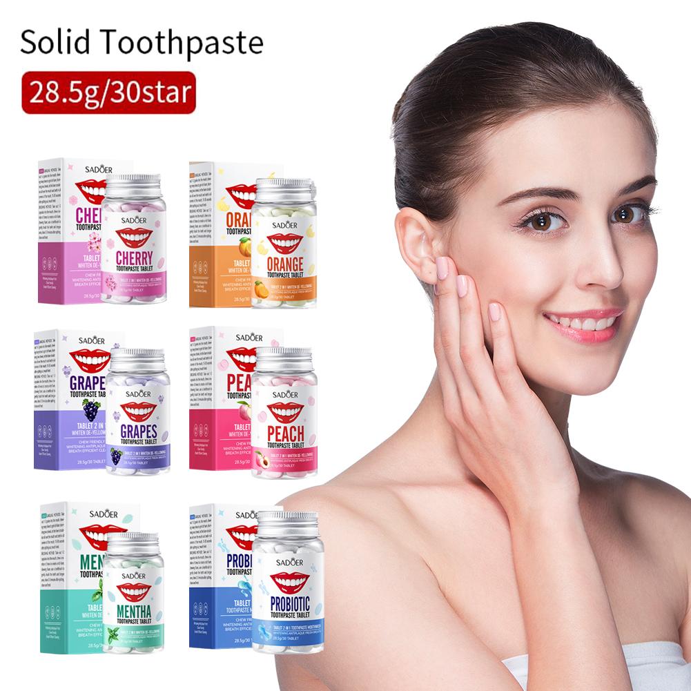 Mint Solid Toothpaste Tablets  - Teeth Whitening Price 리뷰 및 가격